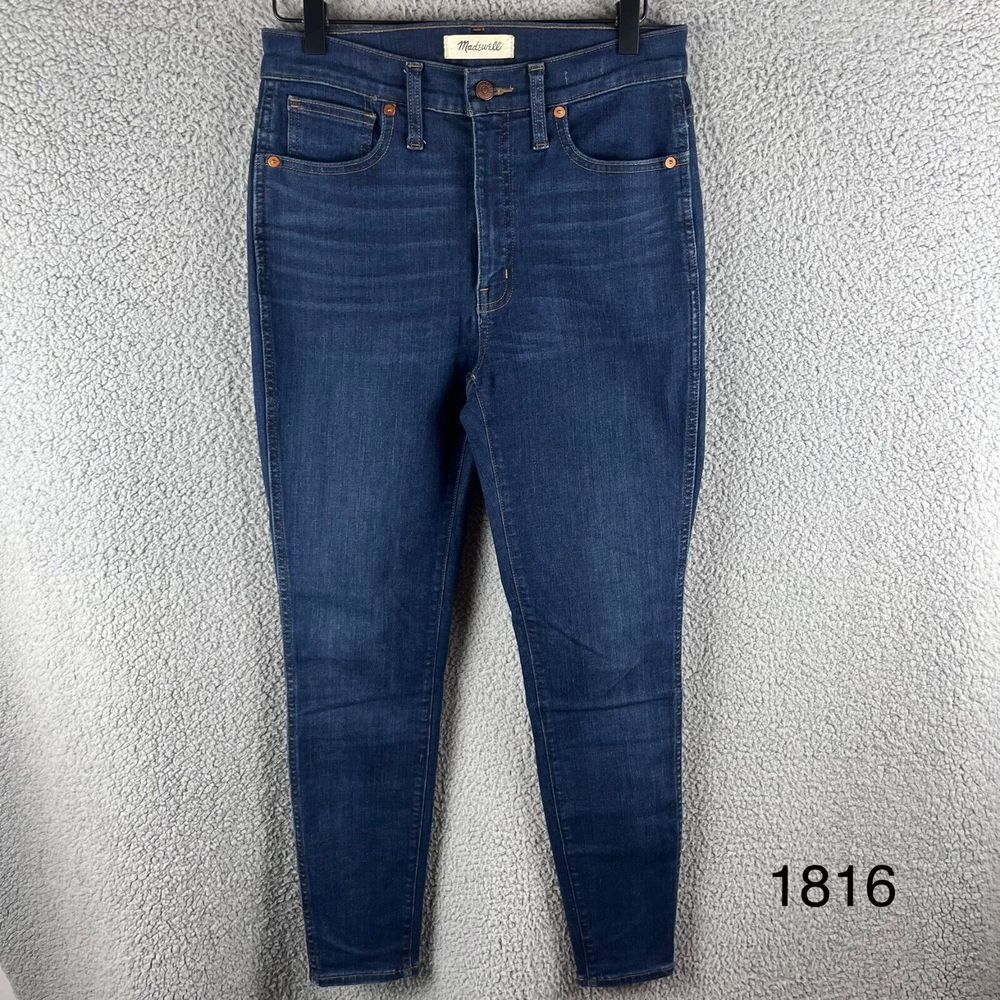 Madewell Women's Size 27 Medium Wash 10" High-rise Skinny‎ Blue Jeans